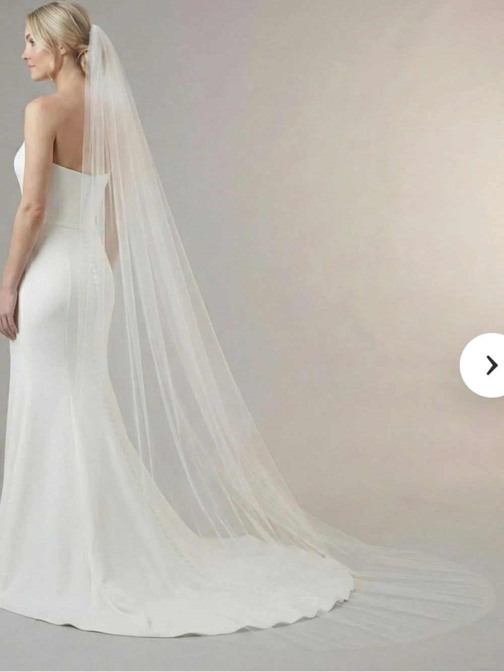 Ivory Cathedral Length Soft Tulle Wedding Veil 118” – Bridal Veil